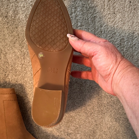 Alex Marie Tan Heeled Boots - Picture 3 of 4